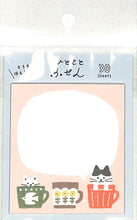 Load image into Gallery viewer, 古川紙工 文房具 ･ ひとことふせんﾏｸﾞｶｯﾌﾟにゃんこ 猫　ふせん　吹き出し　おもしろ　かわいい　おしゃれ　ﾎﾟｽﾄｲｯﾄ  ｽｹｼﾞｭｰﾙ帳 手帳のﾀｲﾑｷｰﾊﾟｰ :4952270242542
