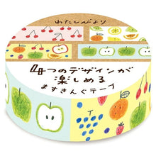 Load image into Gallery viewer, Furukawa Shiko Stickers / Watashibiyori Masking Tape Fruit Sticker Book Lucky Bag Round Stylish Album Decoration Heart Large Quantity Stickers Smartphone Reward Flower Cute Schedule Book Notebook Timekeeper: 4952270243617

