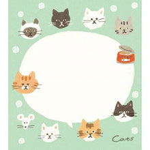Load image into Gallery viewer, 古川紙工 手帳小物 ･ わたしびより 4designsMEMOPAD ねこ 付箋紙 ﾎﾟｽﾄｲｯﾄ ふせん かわいい おしゃれ 吹き出し 小さい ｷｬﾗｸﾀｰ ﾒﾓ帳 ｽｹｼﾞｭｰﾙ帳 手帳のﾀｲﾑｷｰﾊﾟｰ :4952270243877
