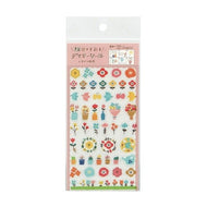 ＃わたしびよりﾃﾞｲﾘｰｼｰﾙいろどりお花 --- : My Daily Seal Colorful Flowers :4952270254972