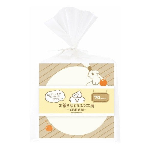 ＃お持ち帰りﾒﾓﾌﾞﾛｯｸｲﾇお菓子などうぶつ工房 --- : Animal workshop with take-home memo blocks and sweets :4952270316847
