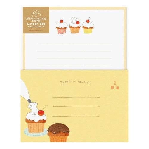 ＃レターセットイヌお菓子などうぶつ工房 : 古川紙工(株) : Letter set sweets animal workshop : 4952270316908