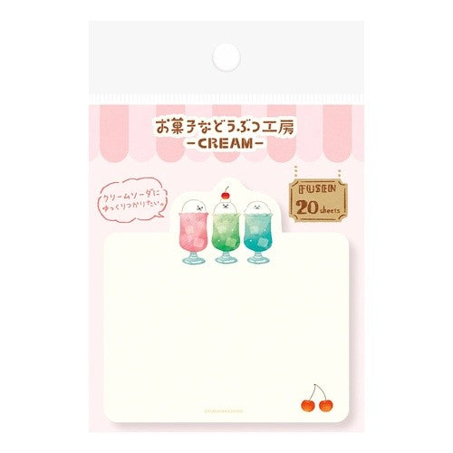 ＃型抜き付箋アザラシお菓子などうぶつ工房 : 古川紙工(株) : Die-cut sticky notes, seals, sweets, animal workshop : 4952270317028 :4952270317028