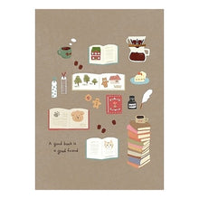 画像をギャラリービューアに読み込む, ＃美濃和紙ブックカバー　本と珈琲 --- : Mino washi book cover books and coffee :4952270320325
