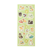 CHIKYU GREETINGS ﾁｷｭｳｸﾞﾘｰﾃｨﾝｸﾞｽ ･ ･ 和紙ｼｰﾙ柴犬 犬 いぬ ｲﾇ  ｽｹｼﾞｭｰﾙ帳 手帳のﾀｲﾑｷｰﾊﾟｰ :4963328309100