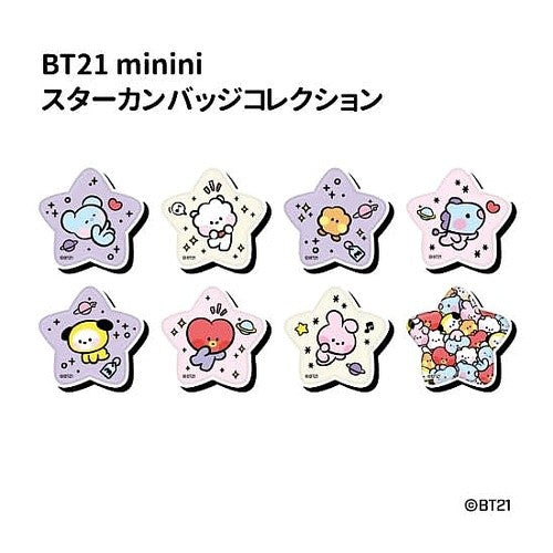 BT21･minini ｽﾀｰｶﾝﾊﾞｯｼﾞｺﾚｸｼｮﾝ