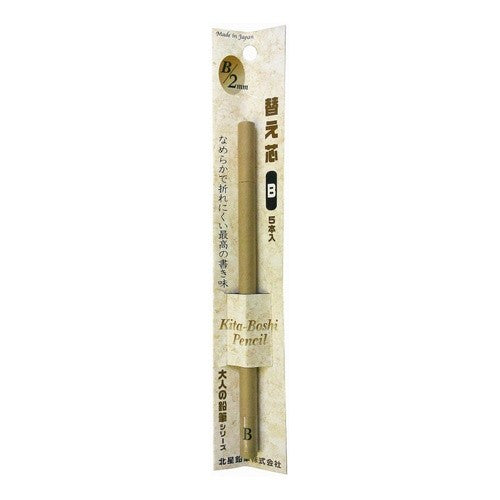 大人の鉛筆　替え芯２ｍｍ　Ｂ　５本入り