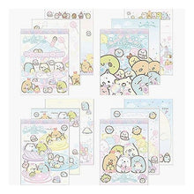 画像をギャラリービューアに読み込む, すみっコぐらし クロスメモ 4柄セット たぴおかパーク
