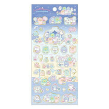 Load image into Gallery viewer, SAN-X SANX Stickers - Sumikko Gurashi Droplet Stickers Amusement Park Schedule Planner Timekeeper: 4974413809634
