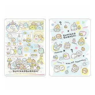 ＃サンエックス(San-X) ＃すみっコぐらしクリア下敷 ST91501 --- : San-X Sumikkogurashi clear underlay :4974413834094