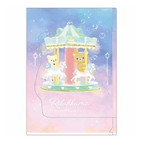 ＃リラックマ ＃サンエックス リラックマ フラップ クリア ホルダー --- : rilakkuma San-X Rilakkuma Flap Clear Holder :4974413842174
