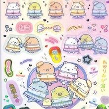 画像をギャラリービューアに読み込む, ＃すみっコぐらし ゆめみるしっぽず シール アイドル かわいい キラキラ デコレーション ステッカー カラフル ハート 星 ｻﾝｴｯｸｽ :4974413880657
