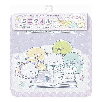 ＃サンエックス すみっコぐらし ミニタオル3枚セット --- : San-X Sumikko Gurashi Mini Towel Set of 3 :4974413900232