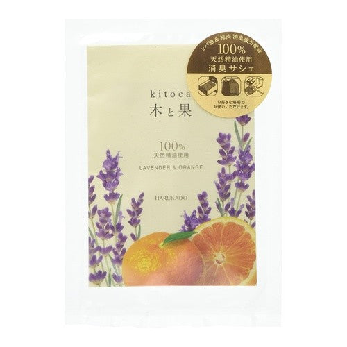 ＃木と果 消臭サシェ ラベンダー&オレンジ サシェ 消臭 芳香 春香堂(HARUKADO) :4976363128940