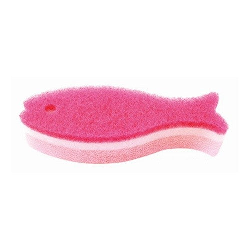 ﾎﾟｱｿﾝｷｯﾁﾝ おさかなｽﾎﾟﾝｼﾞ ﾛﾝｸﾞ ﾀﾞｰｸﾋﾟﾝｸ