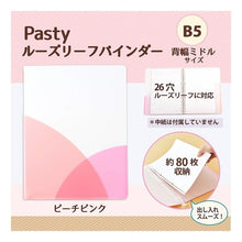 画像をギャラリービューアに読み込む, ＰＡＳＴＹルーズリーフバインダーＢ５ＰＰ
