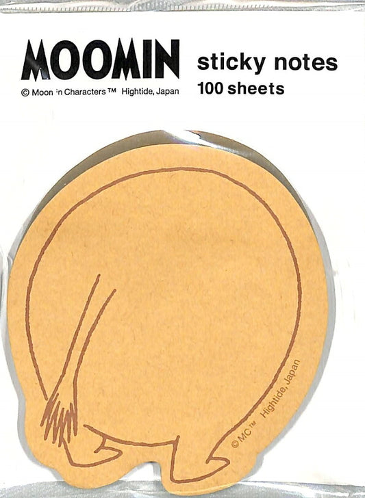 HIGHTIDE MM097-A Bottom Sticky Notes Moomin Sticky Notes Post-it Cute Stylish Speech Bubble Small Character Memo Pad Schedule Book Diary Timekeeper :4988342245647