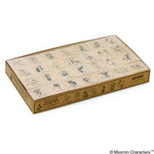 Load image into Gallery viewer, HIGHTIDE HIGHTIDE Stamp - Moomin Wood Stamp Alphabet ABC Stamp Pad Ink Cute Character Planner Illustration 6mm 5pcs 3pcs Reward Stamp Office Teacher Schedule Planner Planner Timekeeper: 4988342247412
