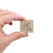 Load image into Gallery viewer, HIGHTIDE Moomin Wood Stamp Number, Figures, Stamp Pad, Ink, Cute Character, Planner, Illustration, 6mm, 5 pieces, 3 pieces, Reward Stamp, Office, Teacher, Schedule Book, Planner Time Keeper: 4988342247429

