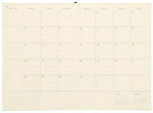 Load image into Gallery viewer, [Mail便送料無料] HIGHTIDE 2026 2025 October Start Diary Monthly (Block) A5 Monthly Cotton Design Stylish Adult Cute Diary Cover Schedule Book Diary Timekeeper :4988342843508
