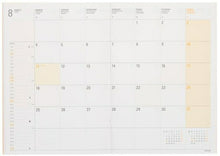 Load image into Gallery viewer, HIGHTIDE 2026 October 2025 Start B6 Shade Weekly Block Planner - Stylish, Cute, with Cover, Diary, and Elastic Band - Schedule Book from Timekeeper :4988342836838
