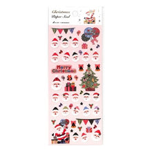 Load image into Gallery viewer, ＃クリスマスペーパーシール --- アクティブコーポレーション CHRISTMAS[シールシート]箔押し ペーパー シール/585 : christmas paper stickers :4990012435852
