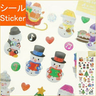 ACTIVE CORPORATION ｱｸﾃｨﾌﾞｺｰﾎﾟﾚｰｼｮﾝ2 ｼｰﾙ ･ ｸﾘｽﾏｽﾄﾞﾛｯﾌﾟｼｰﾙ 雪だるま  ｽｹｼﾞｭｰﾙ帳 手帳のﾀｲﾑｷｰﾊﾟｰ :4990012435999