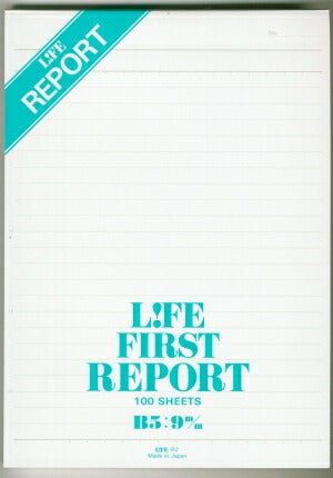 LIFE LIFE Notebook First Report B5 Schedule Book Planner Timekeeper: 4990168015458