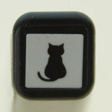 Load image into Gallery viewer, KODOMONOKAO Schedule Self-Inking Stamp - Black Cat Stamp Pad Ink Cute Character Planner Illustration 6mm 5pcs 3pcs Reward Stamp Office Teacher Schedule Planner Timekeeper :4990212006340

