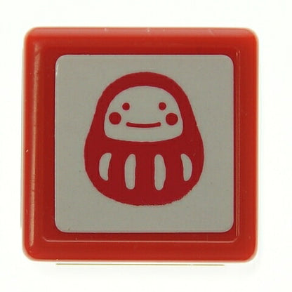 KODOMONOKAO こどものかお スタンプ ・ NYミニスタンプ浸透印E だるま 達磨 スタンプ台 オーダー キャラクター かわいい 手帳 印鑑 ハンコ 年賀状　2019年  スケジュール帳 手帳のタイムキーパー :4990212015083