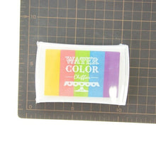 Load image into Gallery viewer, KODOMONOKAO Water Color Chiffon Parade Bright Color Stamp Pad Ink Cute Character Planner Illustration 6mm 5pcs 3pcs Reward Stamp 2022 Planner Diary Timekeeper :4990212028014

