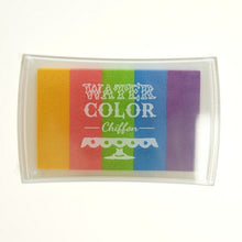 Load image into Gallery viewer, KODOMONOKAO Water Color Chiffon Parade Bright Color Stamp Pad Ink Cute Character Planner Illustration 6mm 5pcs 3pcs Reward Stamp 2022 Planner Diary Timekeeper :4990212028014
