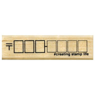 KODOMONOKAO I Love Stamp - Postcode Frame Stamp Pad Ink Cute Character Planner Illustration 6mm 5 pieces 3 pieces Reward Stamp Office Teacher Schedule Book Planner Time Keeper: 4990212029387