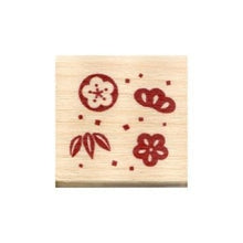 画像をギャラリービューアに読み込む, こどものかお ワンポイントスタンプ 松竹梅 11024-060

