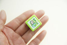 Load image into Gallery viewer, KODOMONOKAO Mini Pon Stamp "Mimasita" Baby Dinosaur Stamp Pad Ink Cute Character Planner Illustration 6mm 5 Pieces 3 Pieces Reward Stamp Office Teacher Schedule Book Planner Time Keeper: 4990212037795
