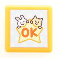 KODOMONOKAO こどものかお ｽﾀﾝﾌﾟ ･ ﾐﾆﾎﾟﾝｽﾀﾝﾌﾟ OK うさぎと猫 ｽﾀﾝﾌﾟ台 ｲﾝｸ かわいい ｷｬﾗｸﾀｰ 手帳 ｲﾗｽﾄ 6mm 5個 3個 ごほうびｽﾀﾝﾌﾟ　事務　先生  ｽｹｼﾞｭｰﾙ帳 手帳のﾀｲﾑｷｰﾊﾟｰ :4990212037894