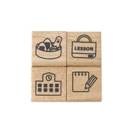 KODOMONOKAO こどものかお ｽﾀﾝﾌﾟ ･ 手帳はんこ部 4Pｾｯﾄ 学校 ｽﾀﾝﾌﾟ台 ｲﾝｸ かわいい ｷｬﾗｸﾀｰ 手帳 ｲﾗｽﾄ 6mm 5個 3個 ごほうびｽﾀﾝﾌﾟ 事務 先生 ｽｹｼﾞｭｰﾙ帳 手帳のﾀｲﾑｷｰﾊﾟｰ :4990212039102