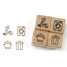 Load image into Gallery viewer, KODOMONOKAO こどものかお ｽﾀﾝﾌﾟ ･ 手帳はんこ部 4Pｾｯﾄ 日常生活 ｽﾀﾝﾌﾟ台 ｲﾝｸ かわいい ｷｬﾗｸﾀｰ 手帳 ｲﾗｽﾄ 6mm 5個 3個 ごほうびｽﾀﾝﾌﾟ 事務 先生 ｽｹｼﾞｭｰﾙ帳 手帳のﾀｲﾑｷｰﾊﾟｰ :4990212039119
