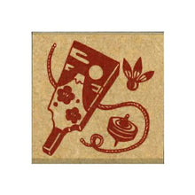 Load image into Gallery viewer, KODOMONOKAO こどものかお ｽﾀﾝﾌﾟ ･ ﾚﾄﾛはんこ 小 羽子板 ｺﾏ 0525-013 ｽﾀﾝﾌﾟ台 ｲﾝｸ かわいい ｷｬﾗｸﾀｰ 手帳 ｲﾗｽﾄ 6mm 5個 3個 ごほうびｽﾀﾝﾌﾟ 事務 先生 ｽｹｼﾞｭｰﾙ帳 手帳のﾀｲﾑｷｰﾊﾟｰ :4990212044137
