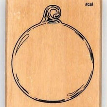 Load image into Gallery viewer, ＃クリスマスオーナメント風 シンプル丸型スタンプ 木製 #c :4990212047886
