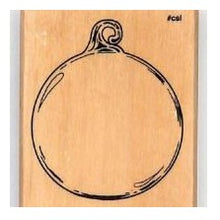 Load image into Gallery viewer, ＃クリスマスオーナメント風 シンプル丸型スタンプ 木製 #c :4990212047886
