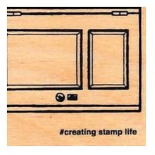 Load image into Gallery viewer, ＃アンティーク風ドアの木製スタンプ クラシック玄関デザイン #creating stamp life :4990212047893
