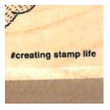 Load image into Gallery viewer, ＃ラバースタンプ ぴょんと飛び跳ねリス 木製スタンプ #creating stamp life :4990212053931

