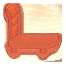 Load image into Gallery viewer, ＃こまけいこ スタンプ 台車 木製スタンプ #creating stamp life :4990212055829
