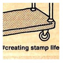 Load image into Gallery viewer, ＃こまけいこ スタンプ 台車 木製スタンプ #creating stamp life :4990212055829
