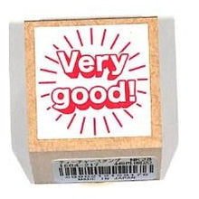 Load image into Gallery viewer, ＃ほめスタンプ Very good! レッドポップ 先生にも人気の評価スタンプ :4990212159176
