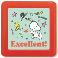 ｽﾇｰﾋﾟｰ 浸透印 ｽﾀﾝﾌﾟ Excellent   こどものかお スタンプ : Snoopy Penetration Stamp Excellent Children's Kao Stamp : 4990212218583 :4990212218583