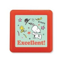 Load image into Gallery viewer, ｽﾇｰﾋﾟｰ 浸透印 ｽﾀﾝﾌﾟ Excellent   こどものかお スタンプ : Snoopy Penetration Stamp Excellent Children's Kao Stamp : 4990212218583 :4990212218583

