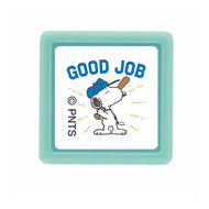 ＃スヌーピーミニポンGOODJOB/ブルー (有)こどものかお :4990212218880