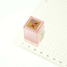 Load image into Gallery viewer, KODOMONOKAO Mini Self-Inking Stamps, Little People, OK Stamp, Ink, Cute Characters, Planner Illustrations, 6mm, 5 Pieces, 3 Pieces, Reward Stamps, Office, Teacher, Planner, Notebook Timekeeper: 4990212342905
